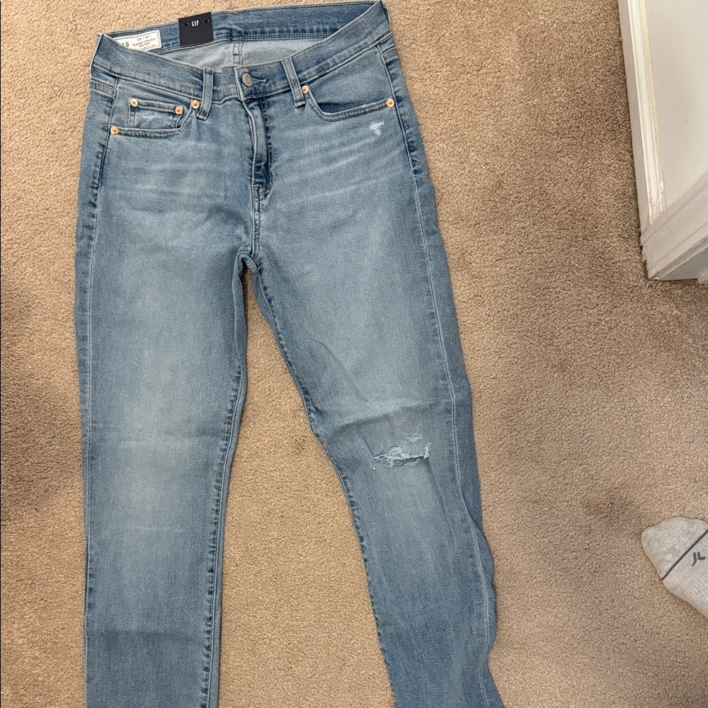 GAP Light Blue Women's Straight Jeans